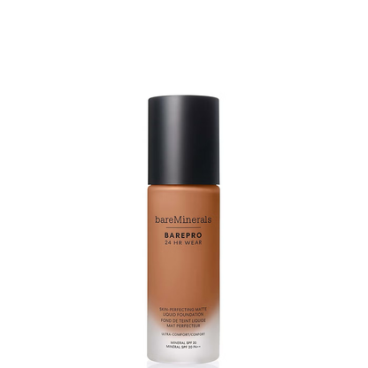 bareMinerals Barepro 24Hr Matte Comfort Liquid Foundation Mineral Spf20 30ml (various shades)