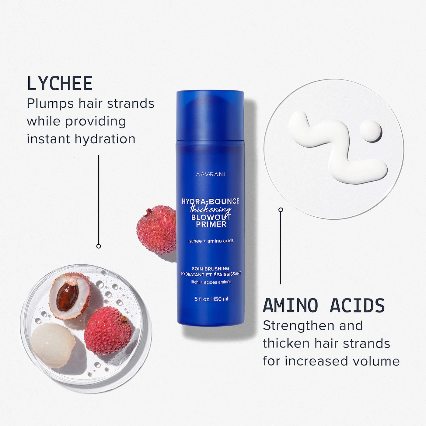 AAVRANI Hydra-Bounce Thickening Blowout Styling Cream