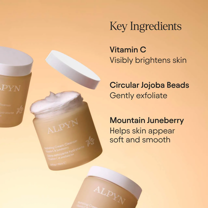 ALPYN Hydrating Cold Cream Cleanser with Vitamin C & Juneberry