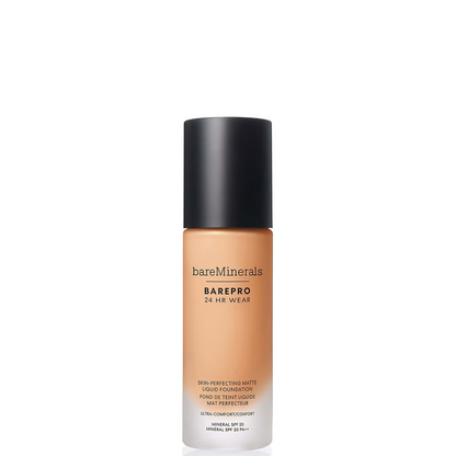bareMinerals Barepro 24Hr Matte Comfort Liquid Foundation Mineral Spf20 30ml (various shades)