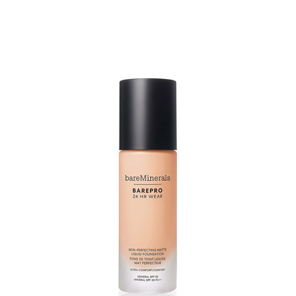 bareMinerals Barepro 24Hr Matte Comfort Liquid Foundation Mineral Spf20 30ml (various shades)