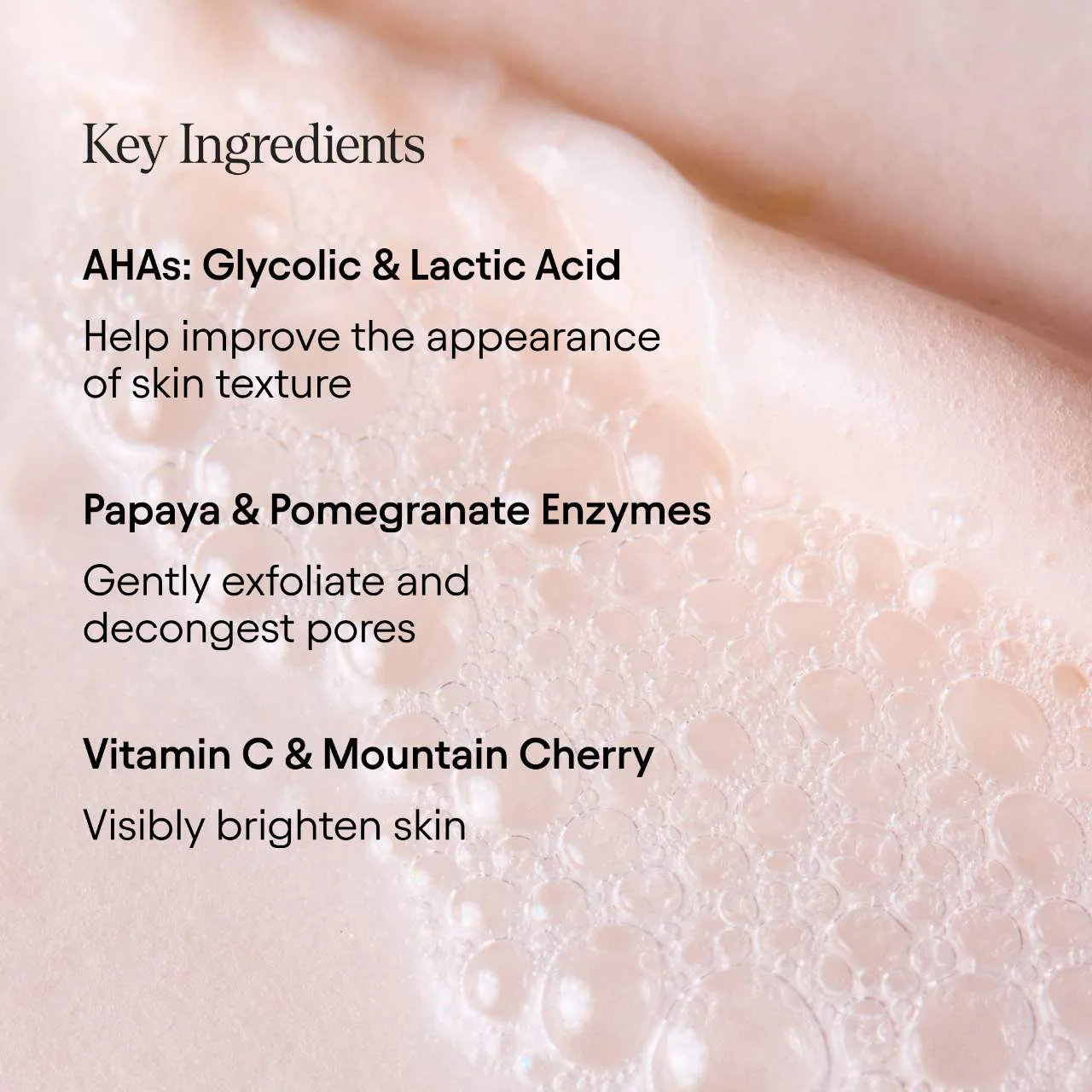 ALPYN AHA Brightening Bubbling Cleanser