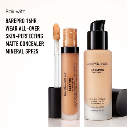 bareMinerals Barepro 24Hr Matte Comfort Liquid Foundation Mineral Spf20 30ml (various shades)