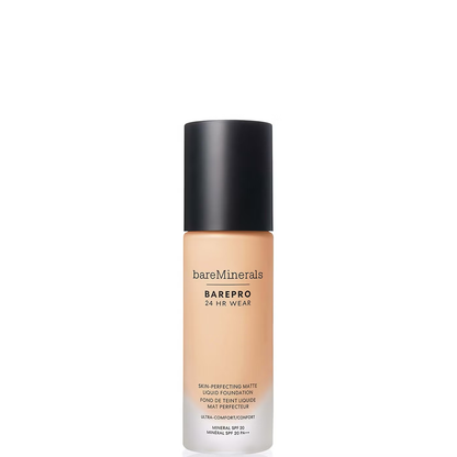 bareMinerals Barepro 24Hr Matte Comfort Liquid Foundation Mineral Spf20 30ml (various shades)
