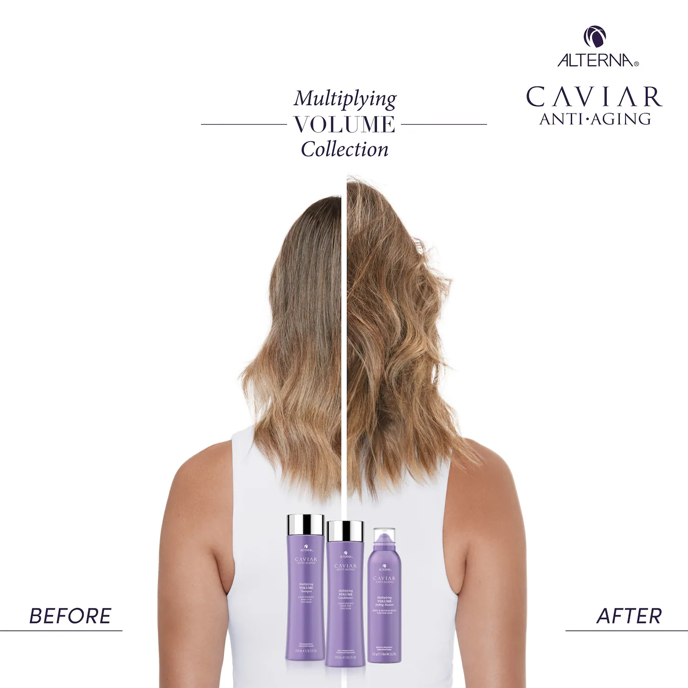 ALTERNA Haircare CAVIAR Anti-Aging® Multiplying Volume Styling Mousse