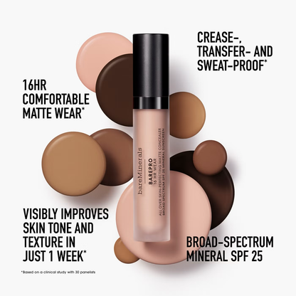 bareMinerals Barepro All-Over Skin-Perfecting Matte Concealer Mineral Spf20 7.5ml (various shades)