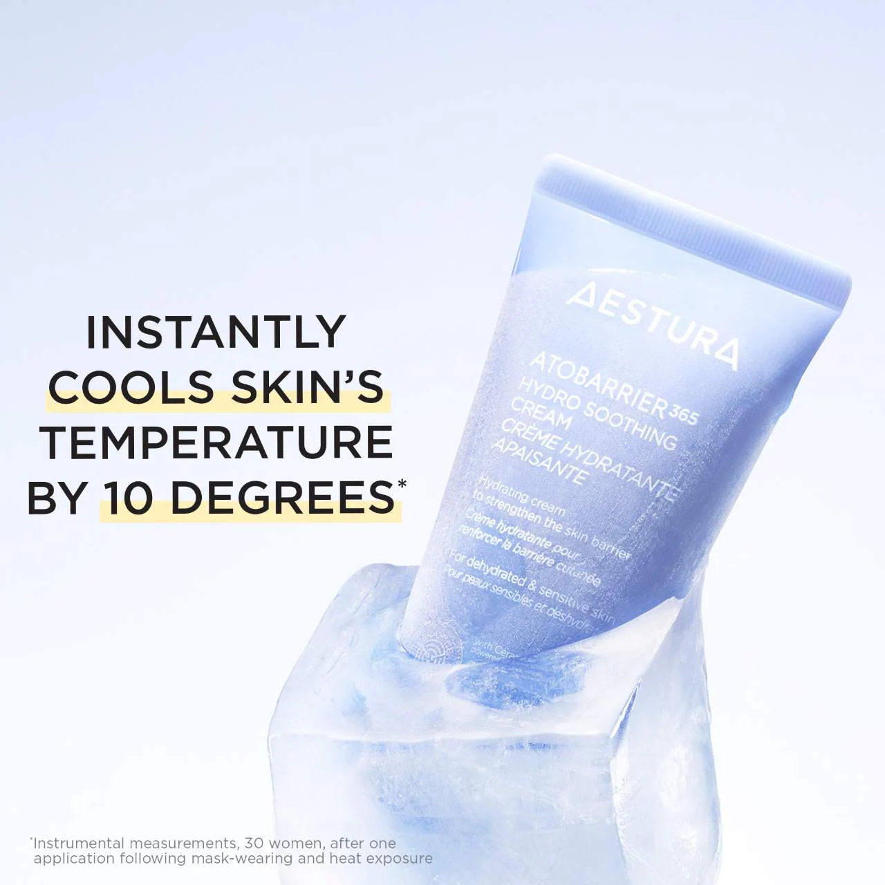 AESTURA ATOBARRIER365 Cooling Hydro Soothing Gel-Cream Moisturizer with Ceramides for Skin Moisture Barrier Repair