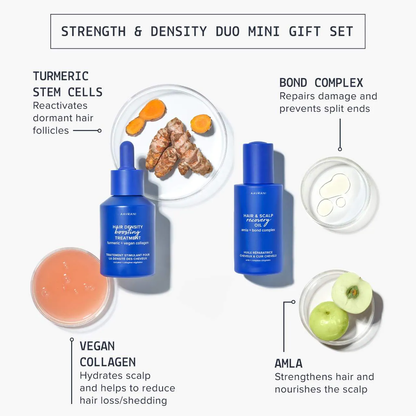 AAVRANI Mini Strengthening Hair Oil & Growth Serum Gift Set