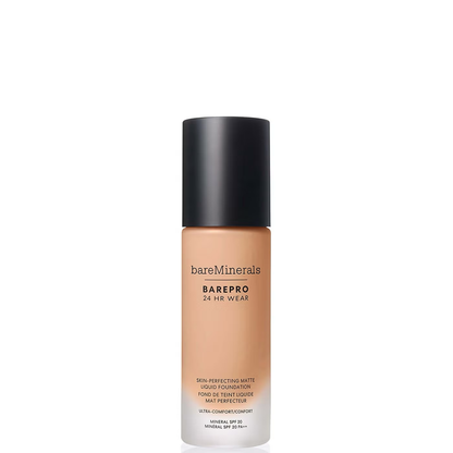 bareMinerals Barepro 24Hr Matte Comfort Liquid Foundation Mineral Spf20 30ml (various shades)
