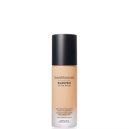 bareMinerals Barepro 24Hr Matte Comfort Liquid Foundation Mineral Spf20 30ml (various shades)