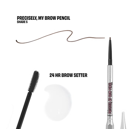 benefit Bigtime Brow Minis - Precisely, My Brow Pencil and Gel Setter Duo (Various Shades)