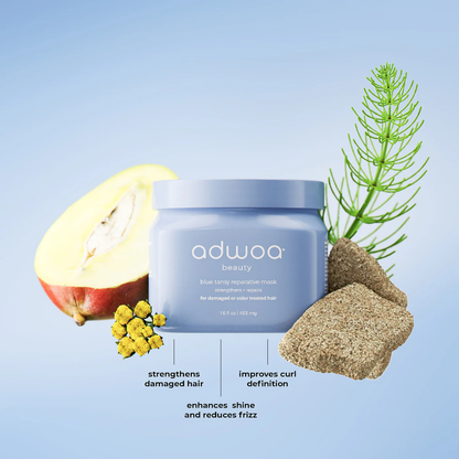 adwoa beauty Blue Tansy Reparative Mask - 16 oz/ 453 g