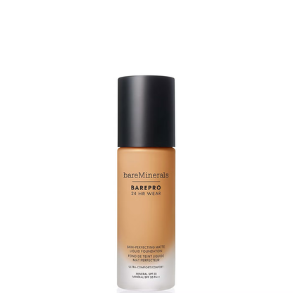 bareMinerals Barepro 24Hr Matte Comfort Liquid Foundation Mineral Spf20 30ml (various shades)