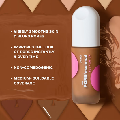 benefit The Porefessional Smoothing & Blurring Matte Foundation 30ml (Various Shades)