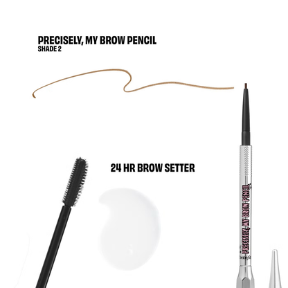benefit Bigtime Brow Minis - Precisely, My Brow Pencil and Gel Setter Duo (Various Shades)