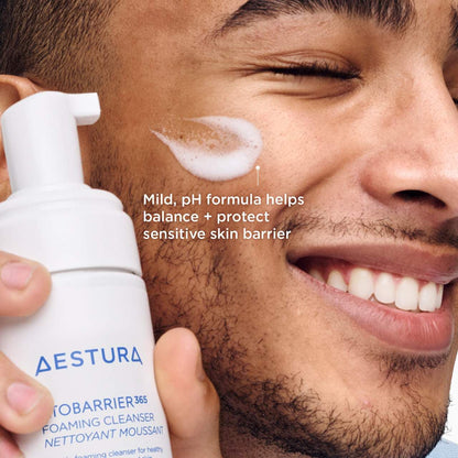 AESTURA ATOBARRIER365 Gentle pH-Balancing Foaming Cleanser for Skin Moisture Barrier Repair