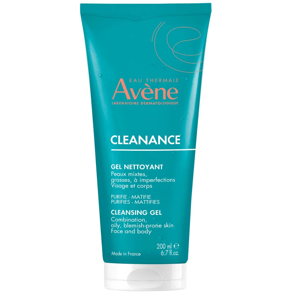 Avène Cleanance Cleansing Gel for Oily, Blemish-Prone Skin 200ml