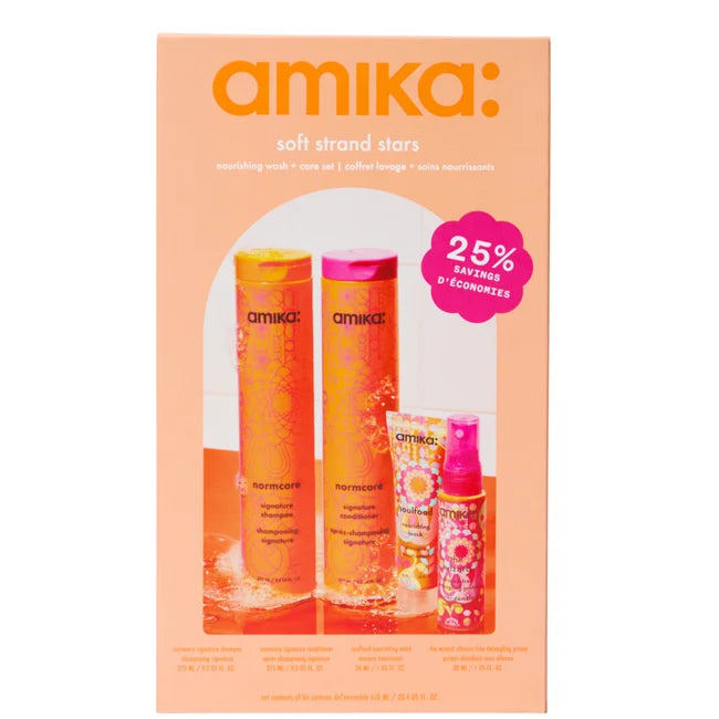 amika Soft Strands Stars Nourishing Wash + Care Set