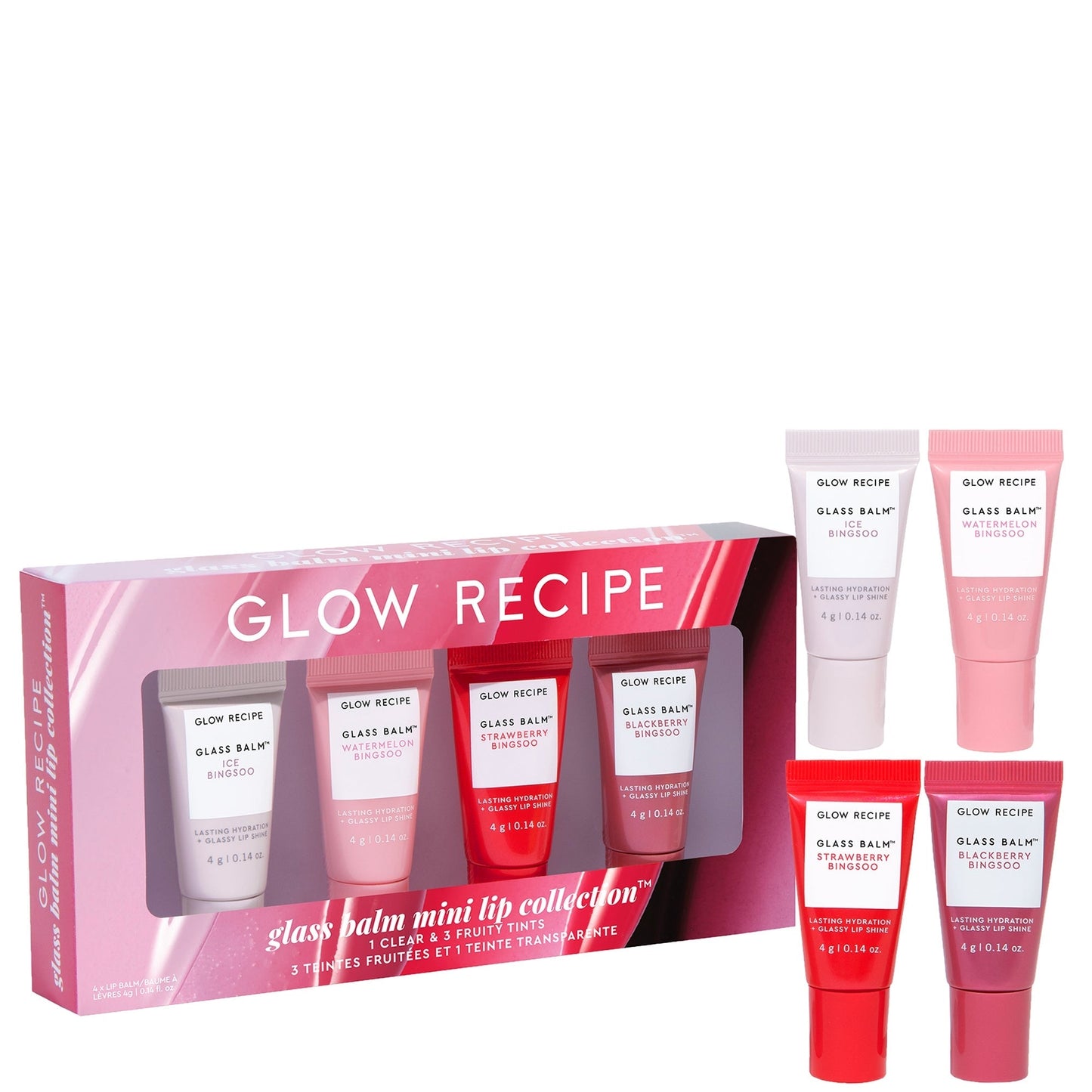 Glow Recipe Glass Balm Mini Lip Collection (Worth £30)