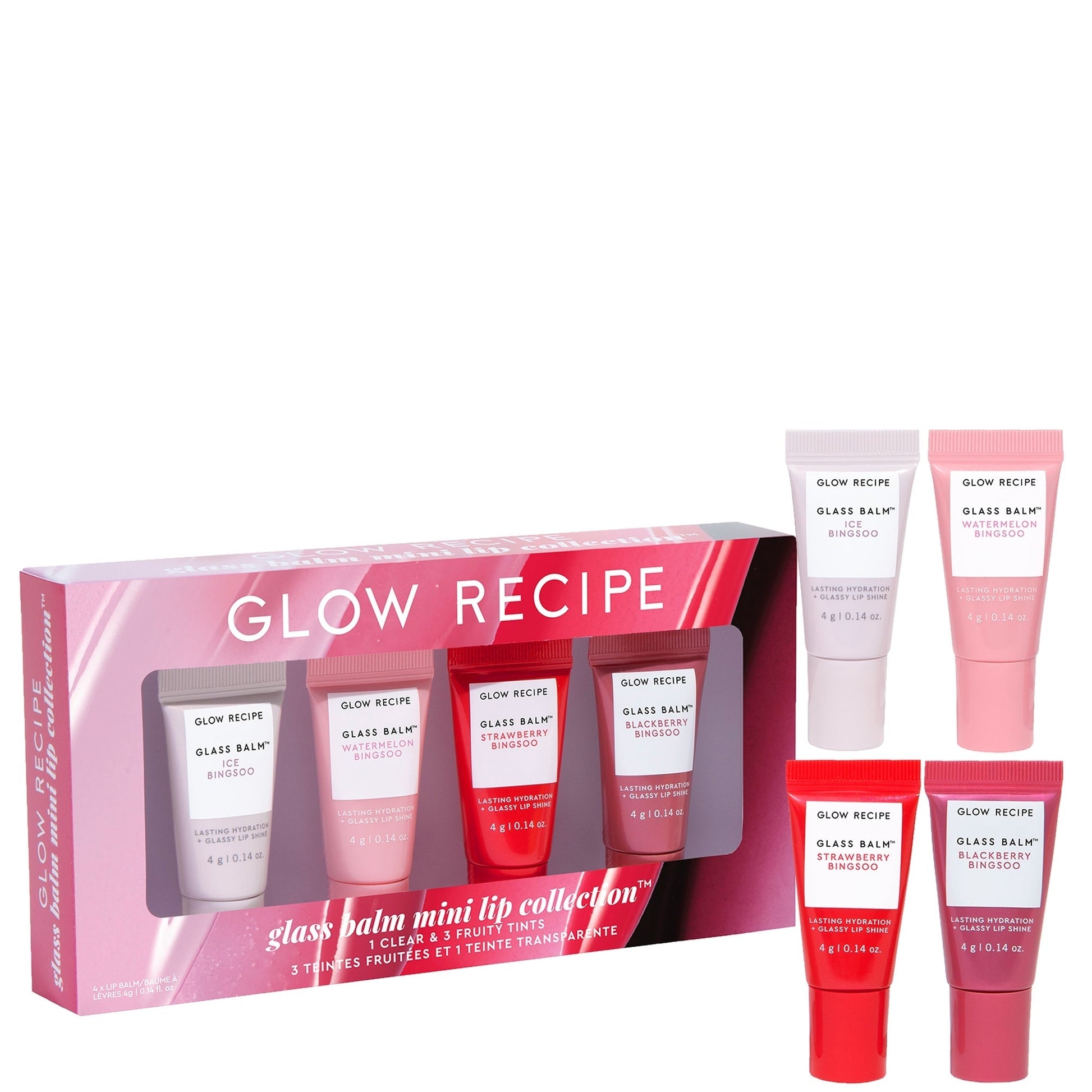 Glow Recipe Glass Balm Mini Lip Collection (Worth £30)