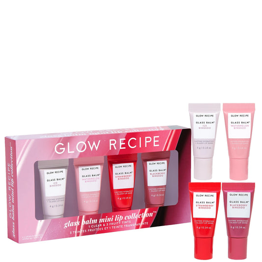 Glow Recipe Glass Balm Mini Lip Collection (Worth £30)