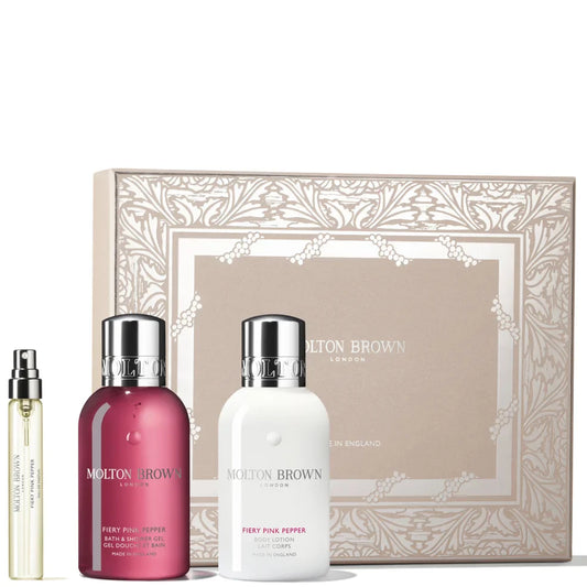 Molton Brown Fiery Pink Pepper Travel Gift Set (Worth £44)