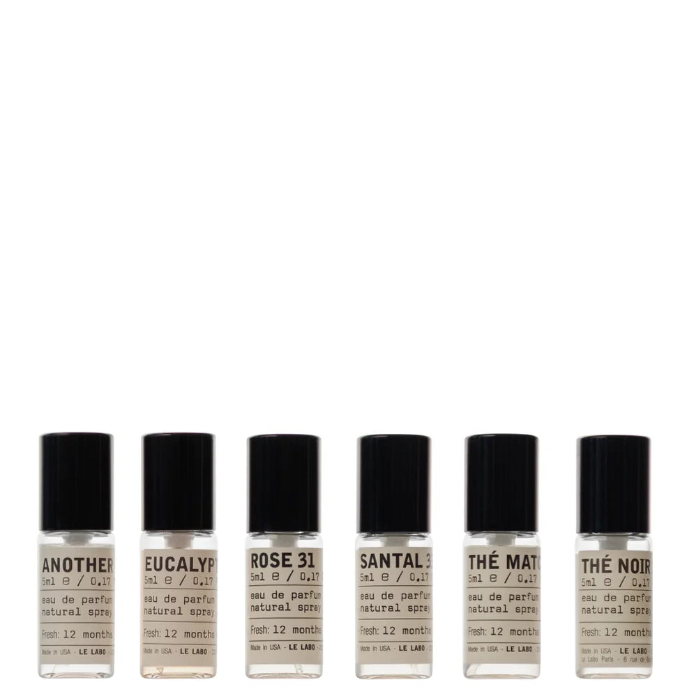 Le Labo EDP Discovery Set 6x5ml (S33, A13, TN29, TM26, R31 & E20)