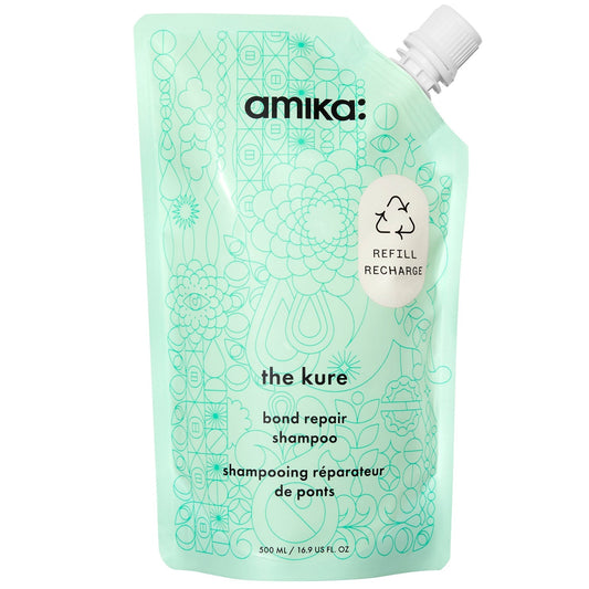 amika The Kure Bond Repair Shampoo Refillable Pouch 500ml