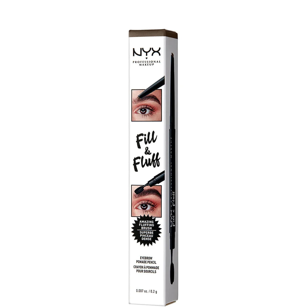 NYX Professional Makeup Fill and Fluff Eyebrow Pomade Pencil 0.2g (Various Shades)