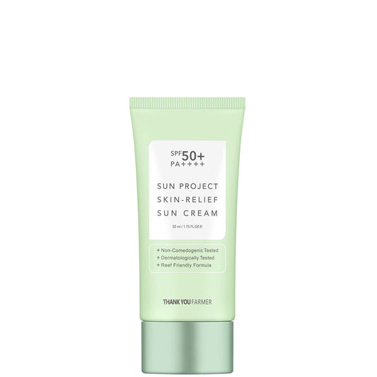 Thank You Farmer Sun Project Skin Relief Sun Cream SPF50+ PA++++ 50ml
