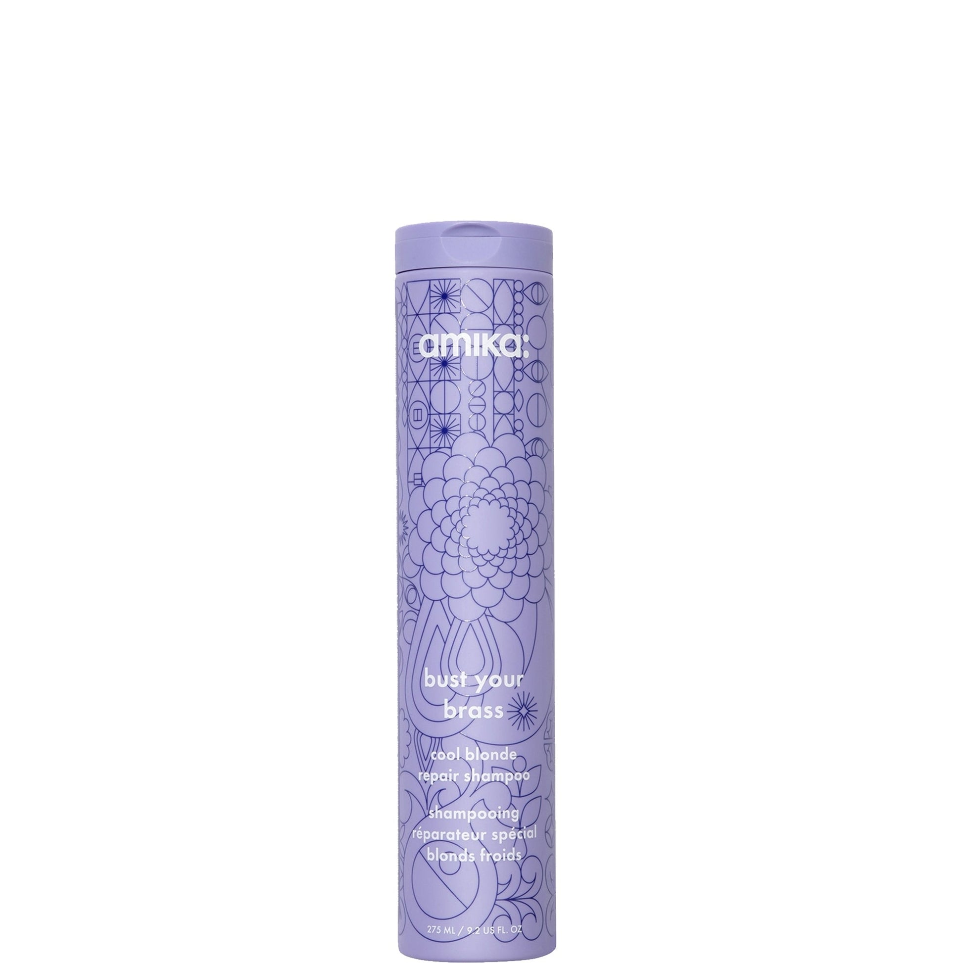 amika Bust Your Brass Cool Blonde Repair Shampoo 275ml