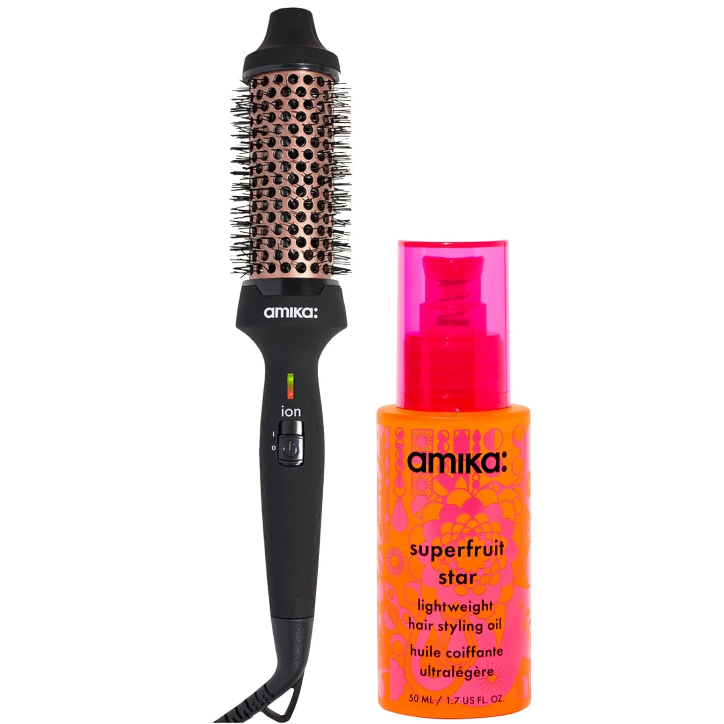 Amika Blowout Babe and Superfruit Star