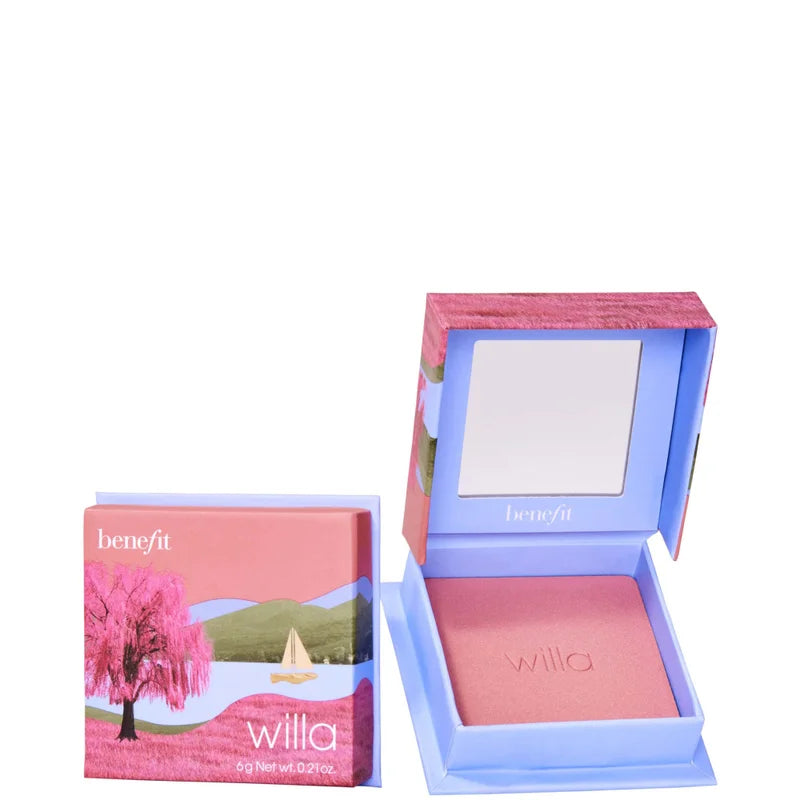 benefit Mini Willa Nude Blush Powder - Soft Neutral-Rose 2.5g