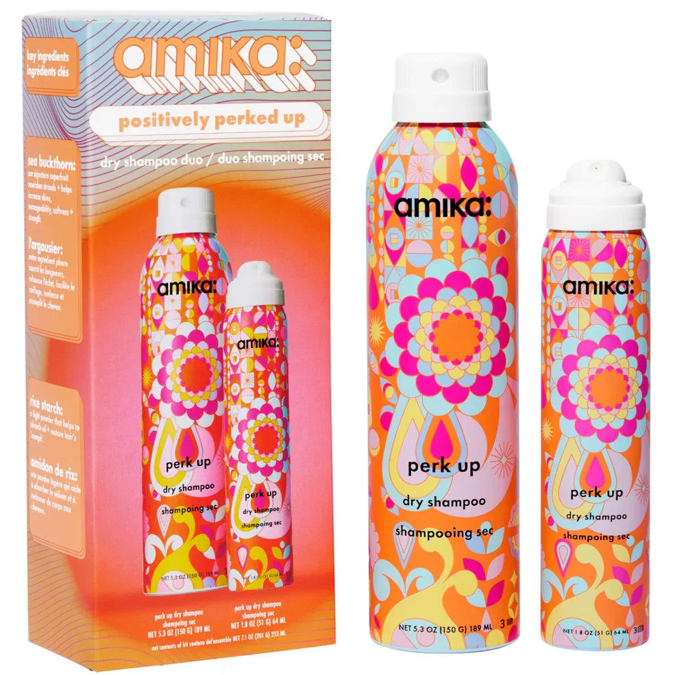 amika positively perked up dry shampoo set