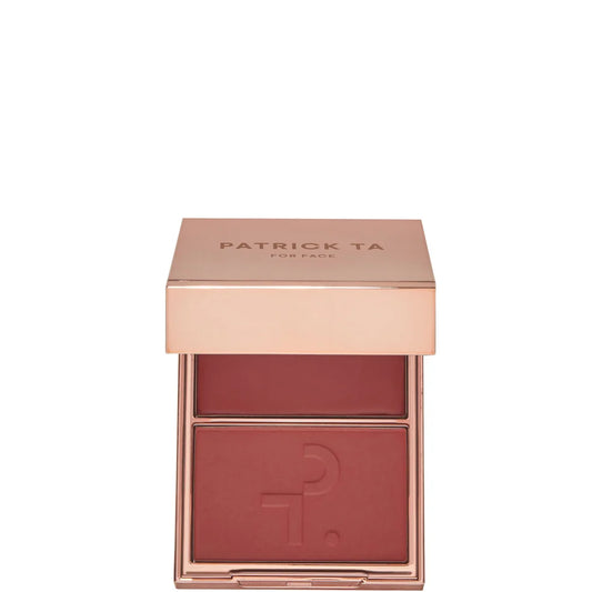 PATRICK TA Major Headlines Double-Take Cream and Powder Blush Duo (Various Shades)