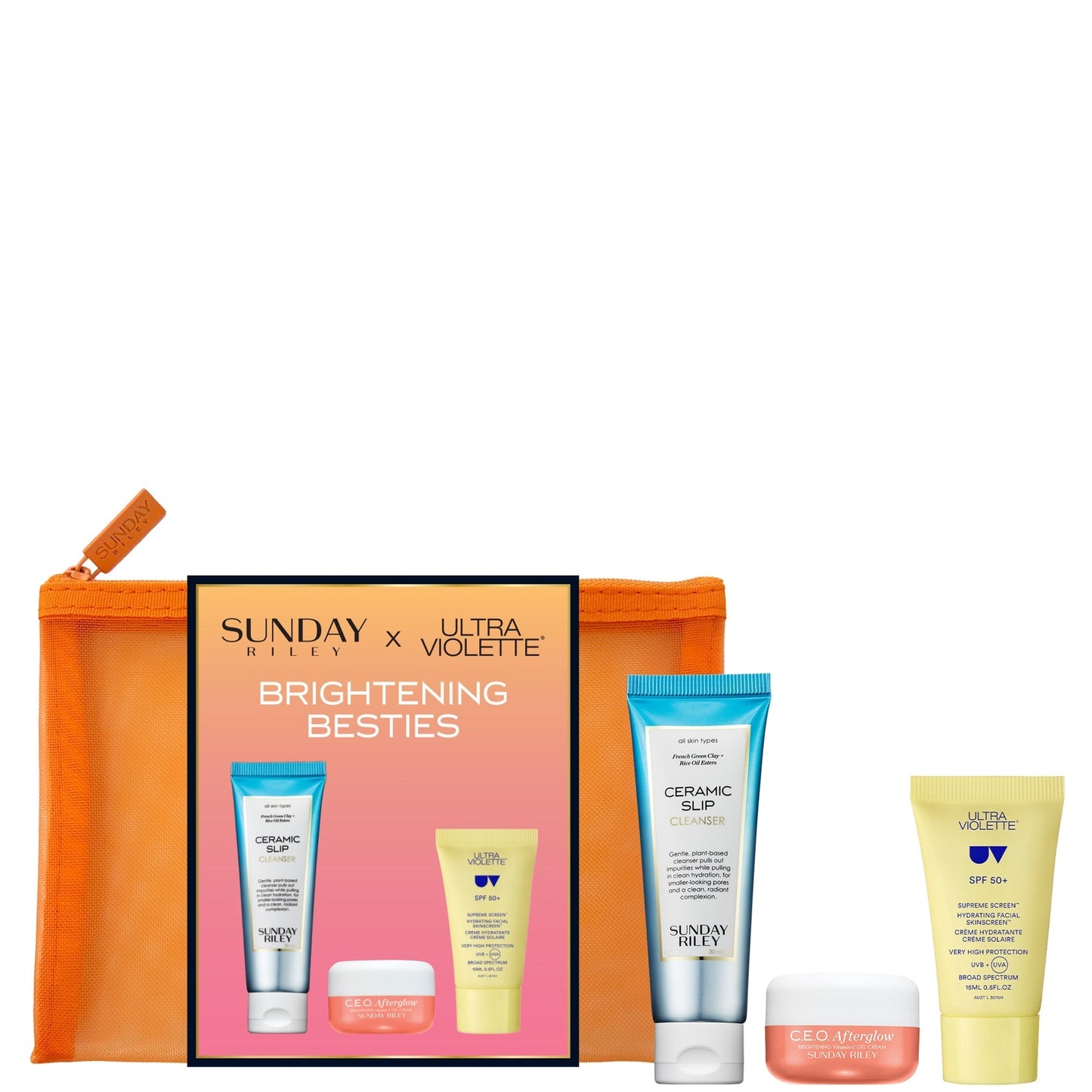Sunday Riley x Ultra Violette: Brightening Besties Kit