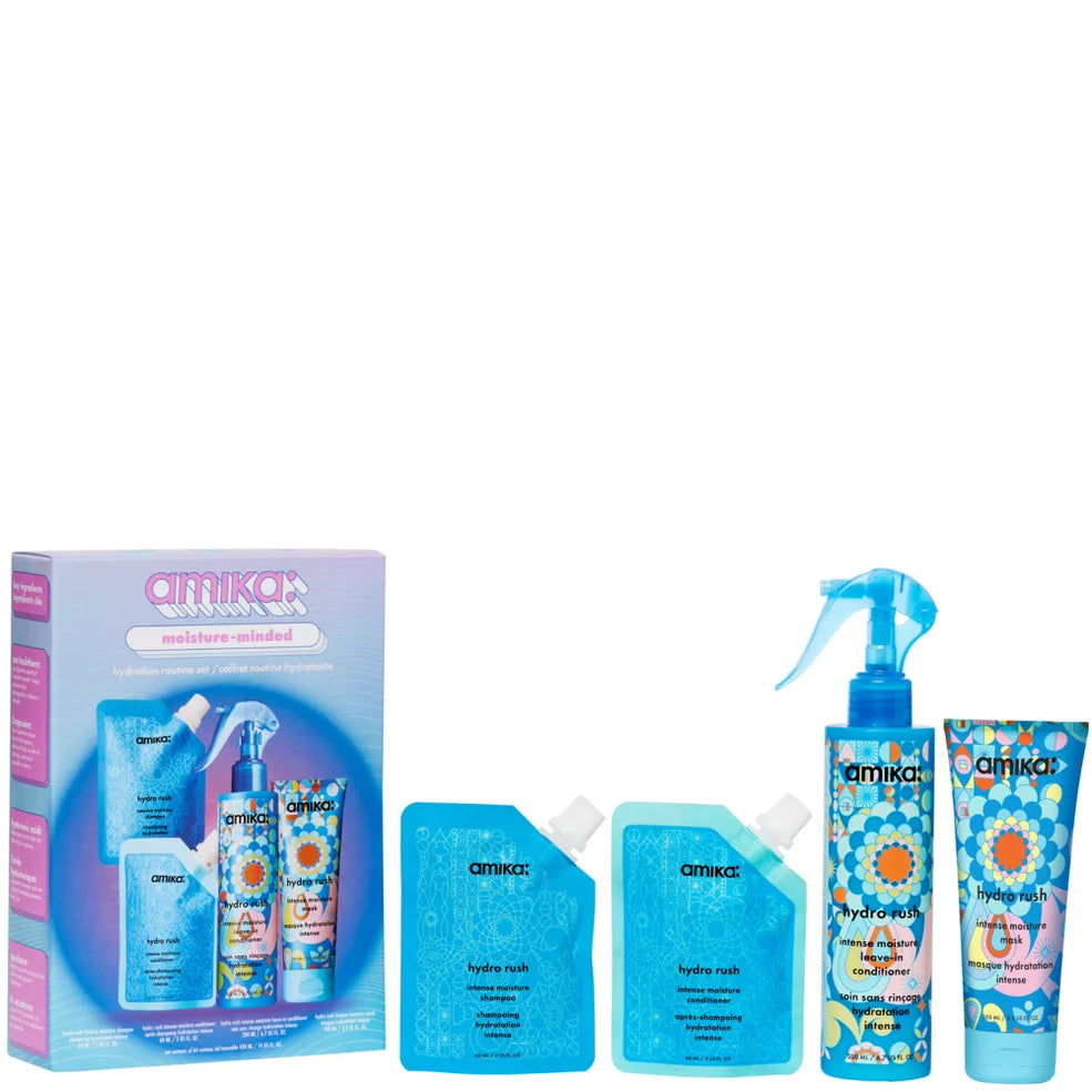 amika moisture-minded hydration routine set