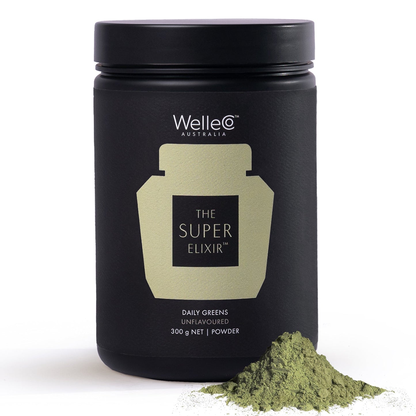 WelleCo The Super Elixir Refill Jar - Unflavoured 300g UK