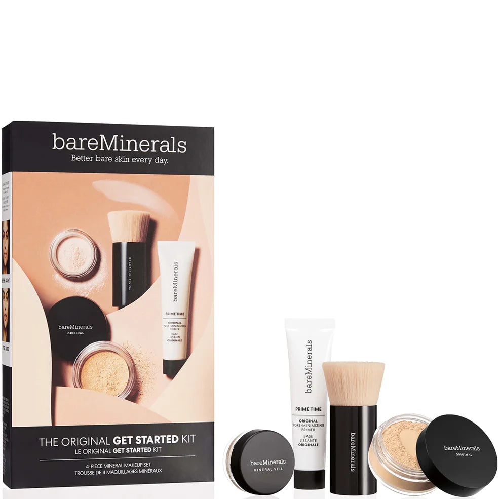 bareMinerals The Original Get Started Kit 4pc Mineral Makeup Set (Various Shades)