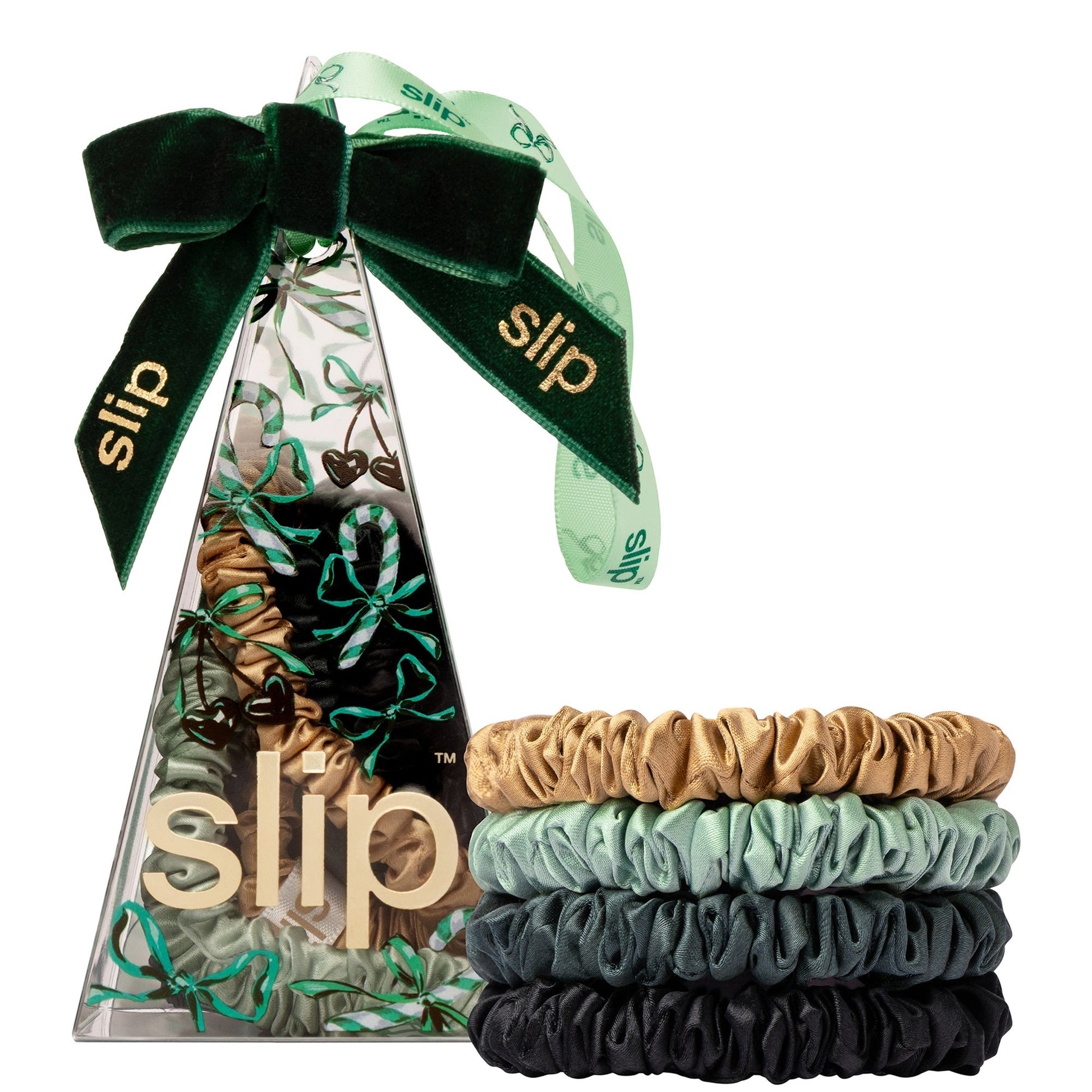 Slip Pure Silk Skinny Scrunchie Ornament - Sweetie Pie