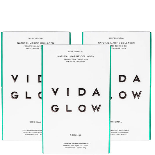 Vida Glow Natural Marine Collagen 3 Month Supply