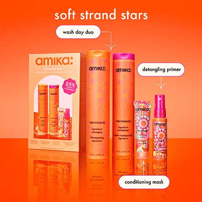 amika Soft Strands Stars Nourishing Wash + Care Set