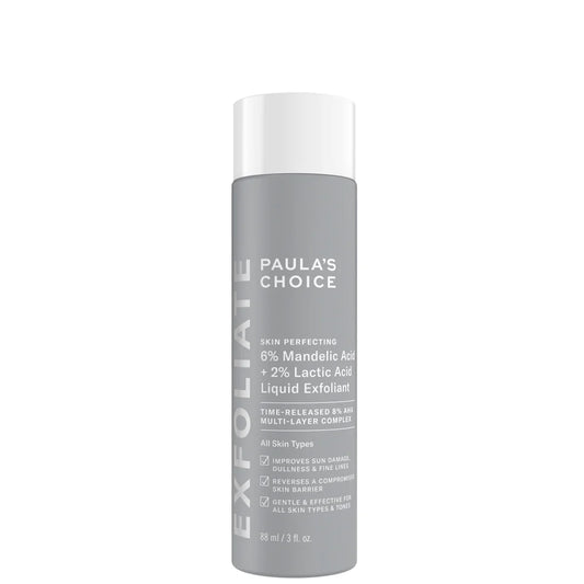 Paula's Choice Skin Perfecting 6% Mandelic Acid and 2% Lactic Acid Liquid Exfoliant 88ml
