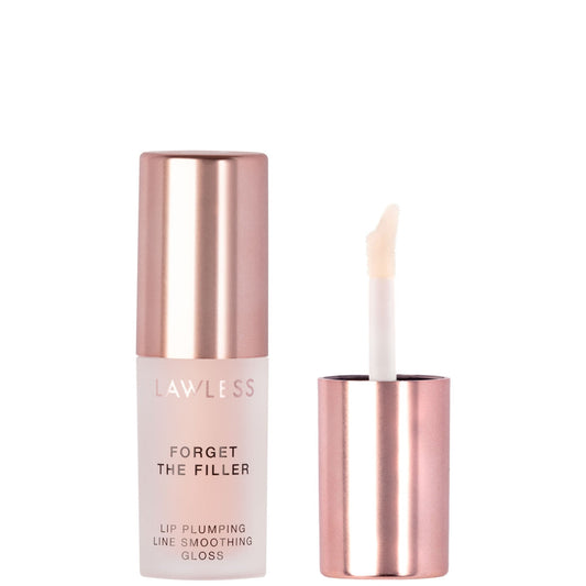 LAWLESS BEAUTY Forget The Filler Lip Plumper Line Smoothing Gloss - Mini Rosy Outlook 1.7ml