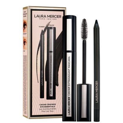 Laura Mercier - Caviar Cravings Eye Essentials - Full Size Mascara, Full Size Eye Liner in Tuxedo -29oz/04oz