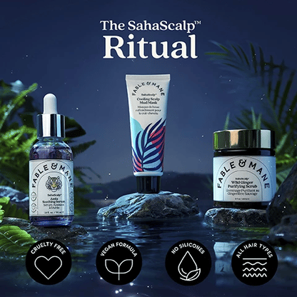 Fable & Mane SahaScalp Wild Ginger Purifying Scrub