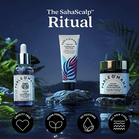 Fable & Mane SahaScalp Wild Ginger Purifying Scrub