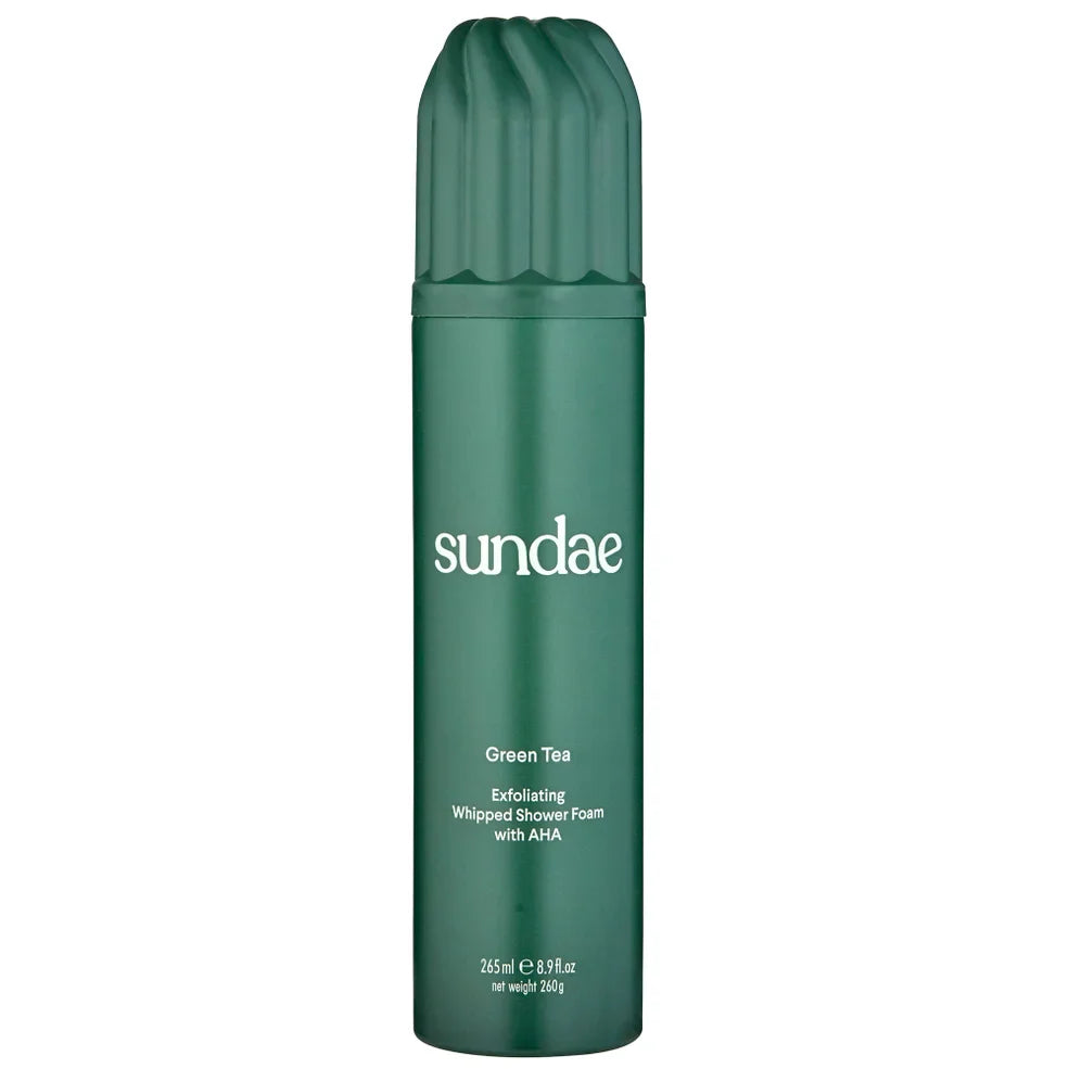SUNDAE Body Green Tea Exfoliating Whipped Shower Foam with Kakadu Plum and Finger Lime 260ml