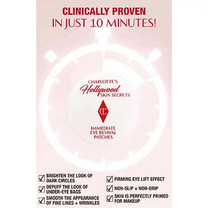 Charlotte Tilbury Charlotte's Hollywood Skin Secrets Immediate Eye Revival Patches (30 Pairs)